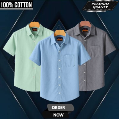 Kaizar cotton premium quality  shirt 3 pcs combo pack