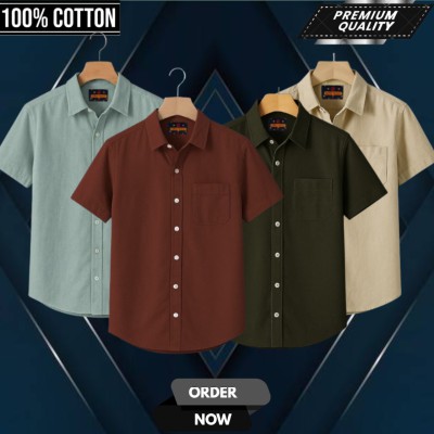 Kaizar cotton premium quality  shirt 4 pcs combo pack
