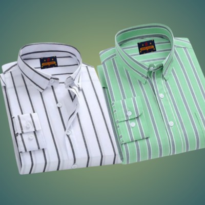 2 pcs premium cotton shirt