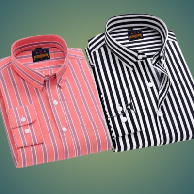 2 pcs premium cotton shirt