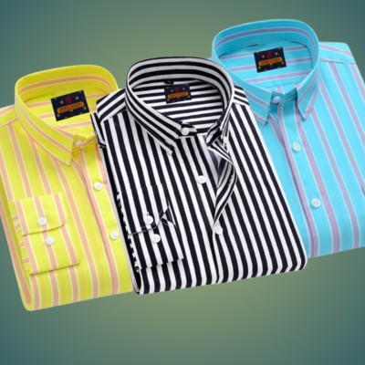 3 pcs premium cotton shirt