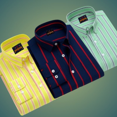 3 pcs premium cotton shirt
